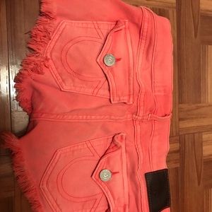 Mint Condition True Religion Shortie Shorts